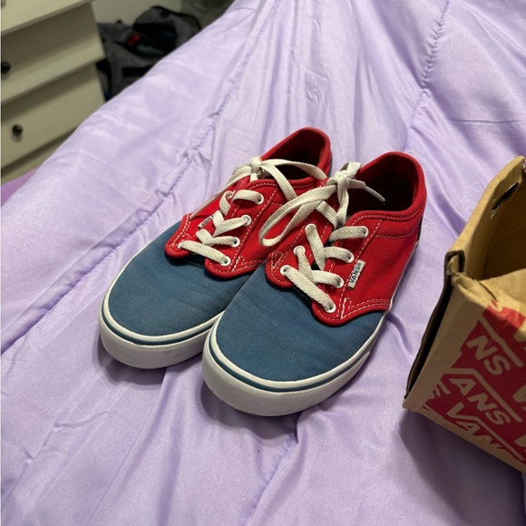 super cute blue & red vans women’s 5 3Y - Picture 7 of 7